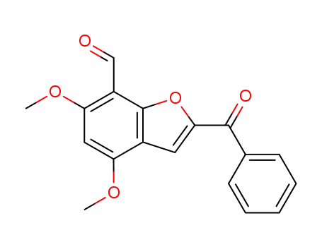 2-benzoyl-4,6-dimethoxy-7-benzofurancarbaldehyde