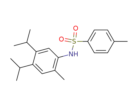 Molecular Structure of 114879-46-8 (N-(4,5-diisopropyl-2-tolyl)-4-toluenesulfonamide)