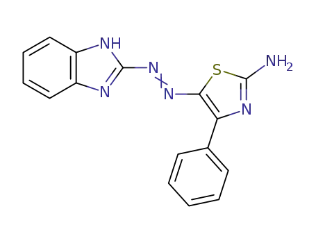5-(1H-Benzoimidazol-2-ylazo)-4-phenyl-thiazol-2-ylamine