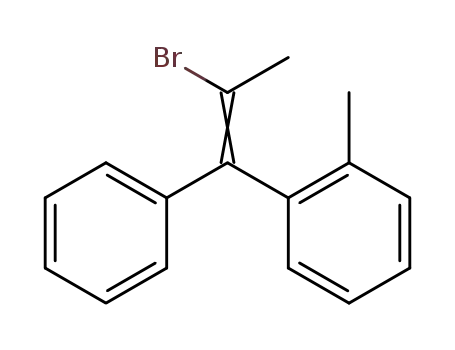 1-((Z)-2-Bromo-1-phenyl-propenyl)-2-methyl-benzene