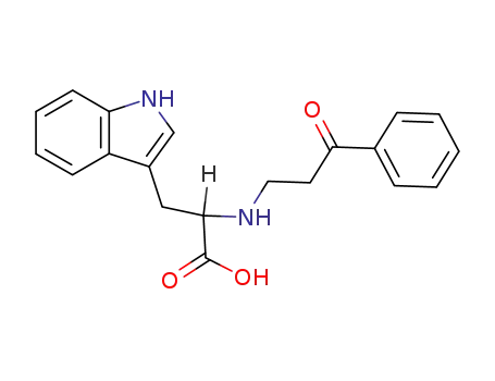 Molecular Structure of 92515-11-2 (N-(3-Oxo-3-phenylpropyl)-D-tryptophan)