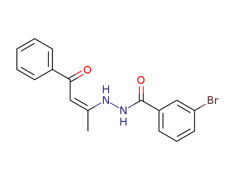 3-Bromo-benzoic acid N'-((Z)-1-methyl-3-oxo-3-phenyl-propenyl)-hydrazide