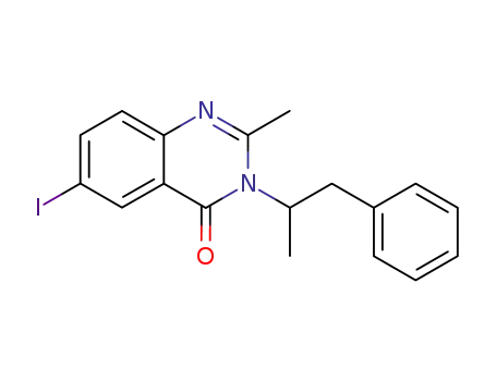 6-Iodo-2-methyl-3-(1-methyl-2-phenyl-ethyl)-3H-quinazolin-4-one