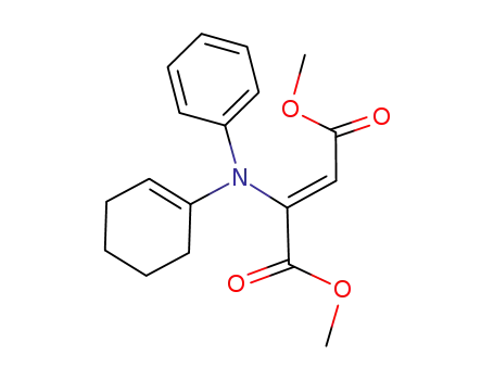 2-Butenedioic acid, 2-(1-cyclohexen-1-ylphenylamino)-, dimethyl ester,
(Z)-