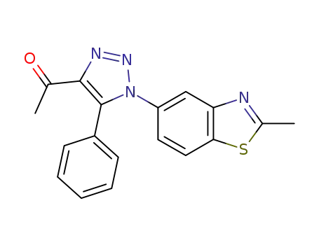 2-methyl-5-(5-phenyl-4-acetyl-1,2,3-triazol-1-yl)benzothiazole