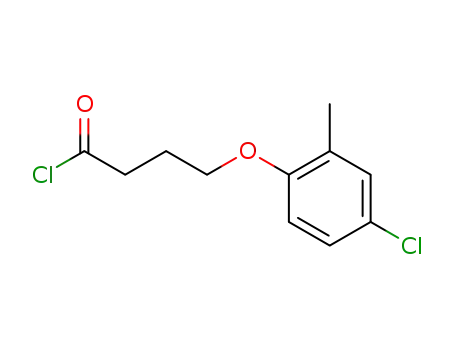 Molecular Structure of 99860-69-2 (4-(4-CHLORO-2-METHYLPHENOXY)BUTYRYL CHLORIDE)