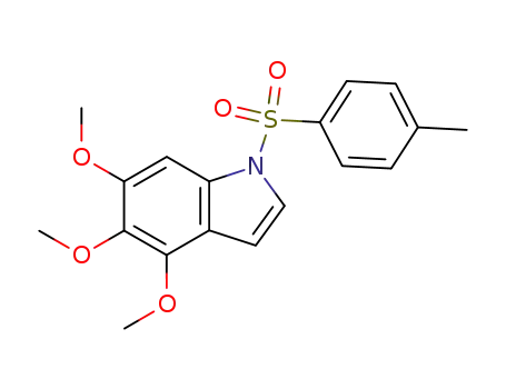 4,5,6-trimethoxy-N-(p-tolylsulphonyl)indole