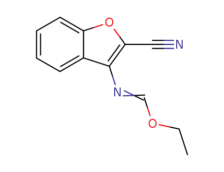 3-(Ethoxymethylene)amino-2-benzofurancarbonitrile
