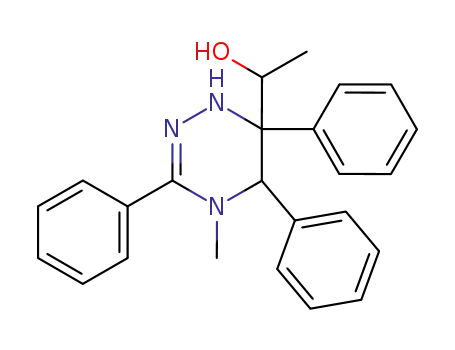 1-(4-methyl-3,5,6-triphenyl-1,4,5,6-tetrahydro-1,2,4-triazin-6-yl)ethanol