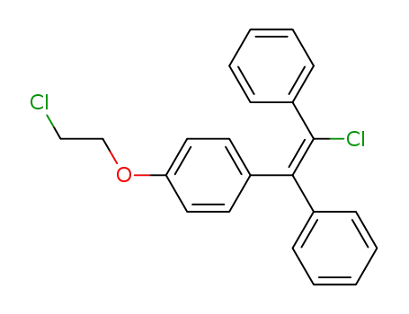 (trans)-1-chloro-2-(4-β-chloroethoxyphenyl)-1,2-diphenylethene