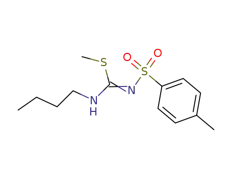 N-Butyl-S-methyl-N'-tosyl-isothioharnstoff