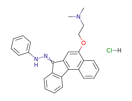 Dimethyl-{2-[7-(phenyl-hydrazono)-7H-benzo[c]fluoren-5-yloxy]-ethyl}-amine; hydrochloride
