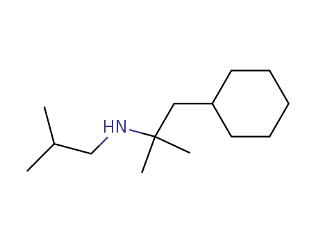 Molecular Structure of 5368-95-6 (α,α-Dimethyl-N-isobutylcyclohexaneethanamine)