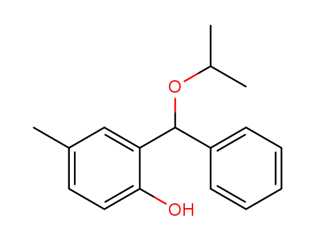 1-Isopropyl-1-phenyl-1-<(2-hydroxy-5-methyl)-phenyl>-methan