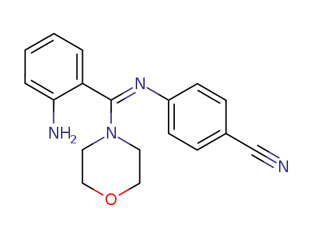 Morpholine, 4-[(2-aminophenyl)[(4-cyanophenyl)imino]methyl]-