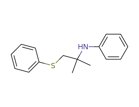 2-anilino-2-methyl-1-(phenylthio)-propane
