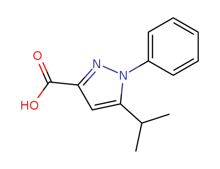 1-(PHENYL)-5-ISOPROPYL-1H-PYRAZOLE-3-CARBOXYLIC ACID