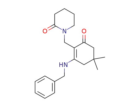1-(2-Benzylamino-4,4-dimethyl-6-oxo-1-cyclohexenylmethyl)-2-piperidon