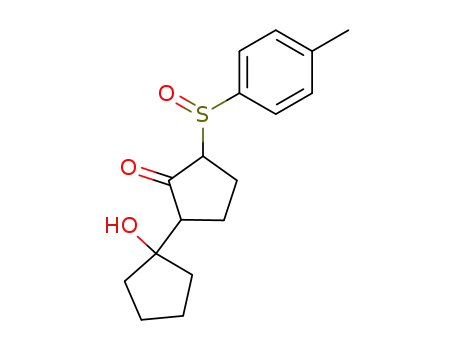 5-(1-hydroxycyclopentyl)-2-p-tolylsulphinylcyclopentanone