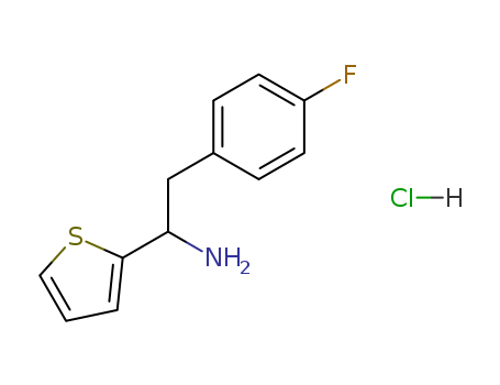 2-(4-fluorophenyl)-1-thiophen-2-yl-ethanamine hydrochloride