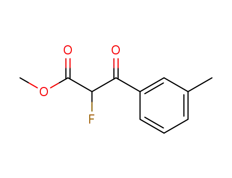 벤젠프로판산, 알파-플루오로-3-메틸-베타-옥소-, 메틸 에스테르(9CI)