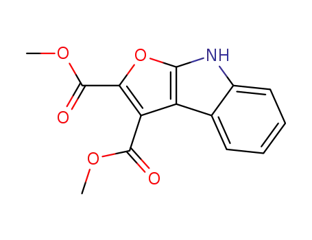 Molecular Structure of 100460-69-3 (dimethyl furo<2,3-b>indole-2,3-dicarboxylate)
