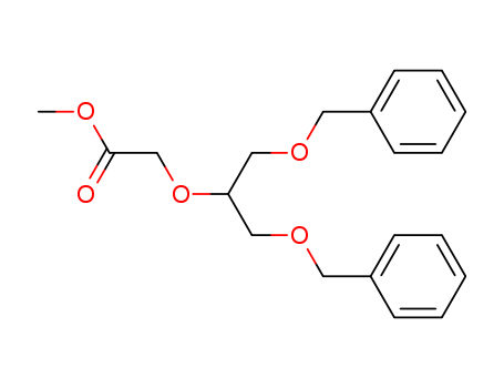 Acetic acid, [2-(phenylmethoxy)-1-[(phenylmethoxy)methyl]ethoxy]-, methyl ester