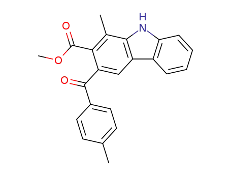 9H-Carbazole-2-carboxylic acid, 1-methyl-3-(4-methylbenzoyl)-, methyl
ester