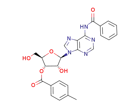 N<sup>6</sup>-benzoyl-3'-O-p-methylbenzoyladenosine