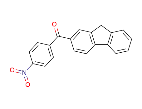 Molecular Structure of 20852-57-7 (Methanone, 9H-fluoren-2-yl(4-nitrophenyl)-)