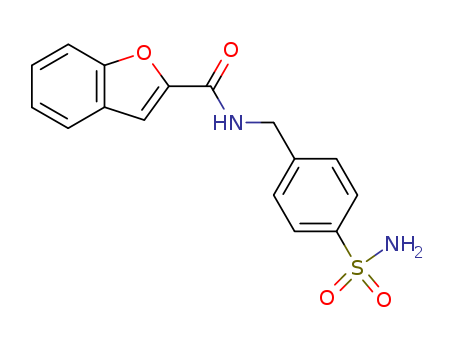 N-[(4-sulfamoylphenyl)methyl]-1-benzofuran-2-carboxamide