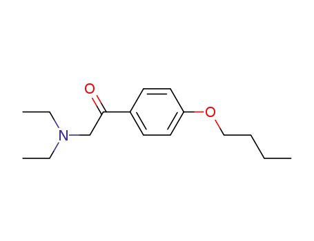 Molecular Structure of 88675-37-0 (Ethanone, 1-(4-butoxyphenyl)-2-(diethylamino)-)