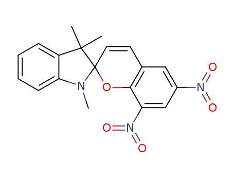 Spiro(2H-1-benzopyran-2,2-(2H)indole), 1,3-dihydro-1,3,3-trimethyl-6,8-dinitro- cas  20200-64-0