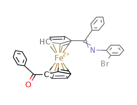 [1-[((2-bromophenyl)imino)phenylmethyl]-1'-benzoyl]ferrocene