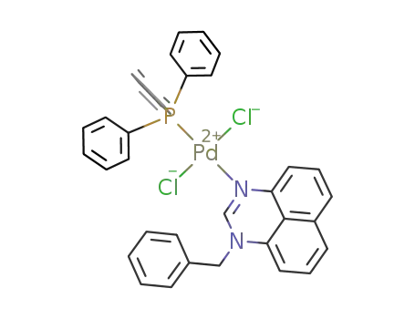 1-benzylperimidinedichloro(triphenylphosphine) palladium(II)
