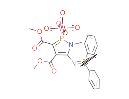 Molecular Structure of 648898-26-4 ((CO)5WPNC<sub>3</sub>(COOCH<sub>3</sub>)2(CH<sub>3</sub>)NP(C<sub>6</sub>H<sub>5</sub>)3)