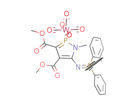 (CO)5WPNC<sub>3</sub>(COOCH<sub>3</sub>)2(CH<sub>3</sub>)NP(C<sub>6</sub>H<sub>5</sub>)3