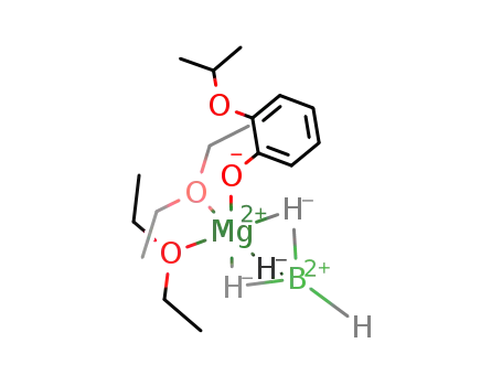 Molecular Structure of 862776-00-9 (2-isopropoxyphenolato-magnesium tetrahydroborate diethyl ether (1/2))