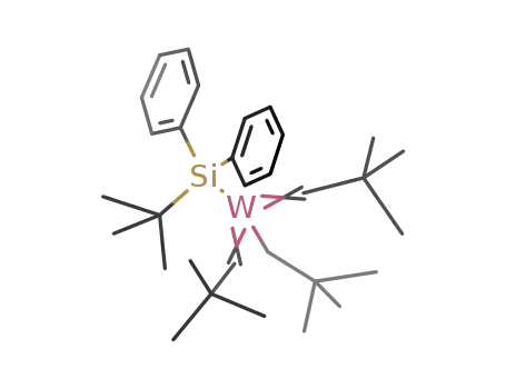 [W(CHC(CH<sub>3</sub>)3)2(CH<sub>2</sub>C(CH<sub>3</sub>)3)(SiC(CH<sub>3</sub>)3(C<sub>6</sub>H<sub>5</sub>)2)]