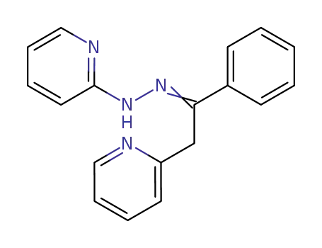 Molecular Structure of 86475-46-9 (2(1H)-Pyridinone, [1-phenyl-2-(2-pyridinyl)ethylidene]hydrazone)