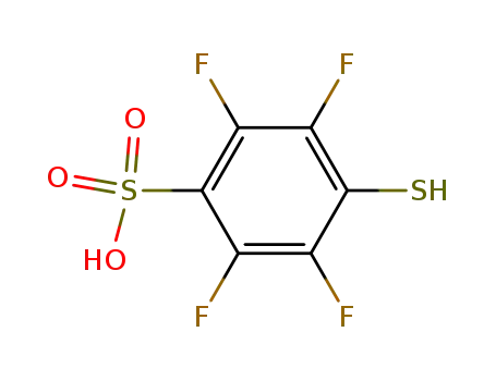 Benzenesulfonic acid, 2,3,5,6-tetrafluoro-4-mercapto-