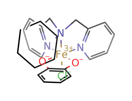 chloro(N,N-bis(pyrid-2-ylmethyl)cyclohexylamine)(catecholato)iron(III)