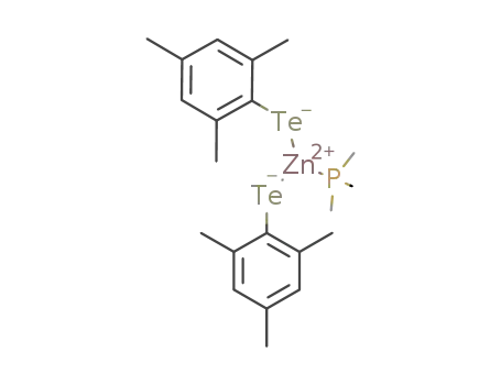 [Zn(TeC<sub>6</sub>H<sub>2</sub>(CH<sub>3</sub>)3)2(P(CH<sub>3</sub>)3)]