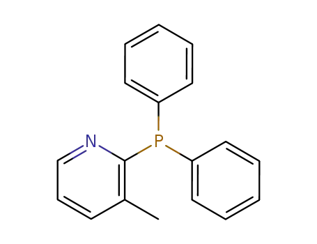 Molecular Structure of 132682-78-1 (Pyridine, 2-(diphenylphosphino)-3-methyl-)