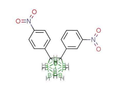 Molecular Structure of 78589-31-8 (1-(3-nitrophenyl)-2-(4-nitrophenyl)-1,2-dicarba-closo-dodecaborane)