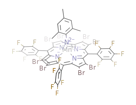 Mn(C<sub>19</sub>Br<sub>8</sub>N<sub>4</sub>(C<sub>6</sub>F<sub>5</sub>)3)(N-2,4,6-(CH<sub>3</sub>)3C<sub>6</sub>H<sub>2</sub>)