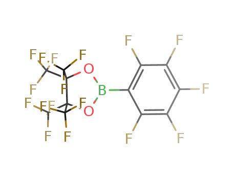 1,3,2-Dioxaborolane,
2-(pentafluorophenyl)-4,4,5,5-tetrakis(trifluoromethyl)-