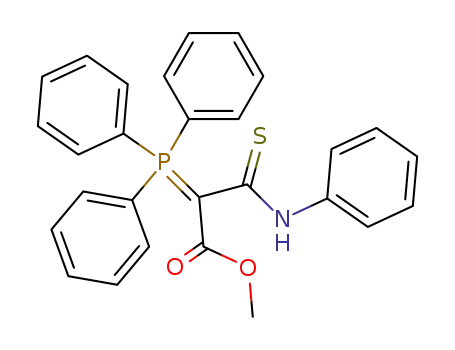 Phenylthiocarbamoyl-(triphenyl-λ<sup>5</sup>-phosphanylidene)-acetic acid methyl ester