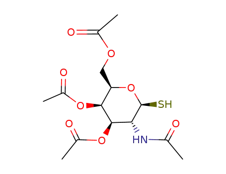 2-acetamido-3,4,6-tri-O-acetyl-2-deoxy-1-thio-β-D-galactopyranose