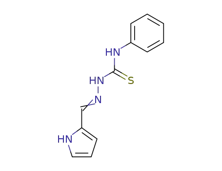 Molecular Structure of 16431-49-5 (N-phenyl-2-[(Z)-2H-pyrrol-2-ylidenemethyl]hydrazinecarbothioamide)